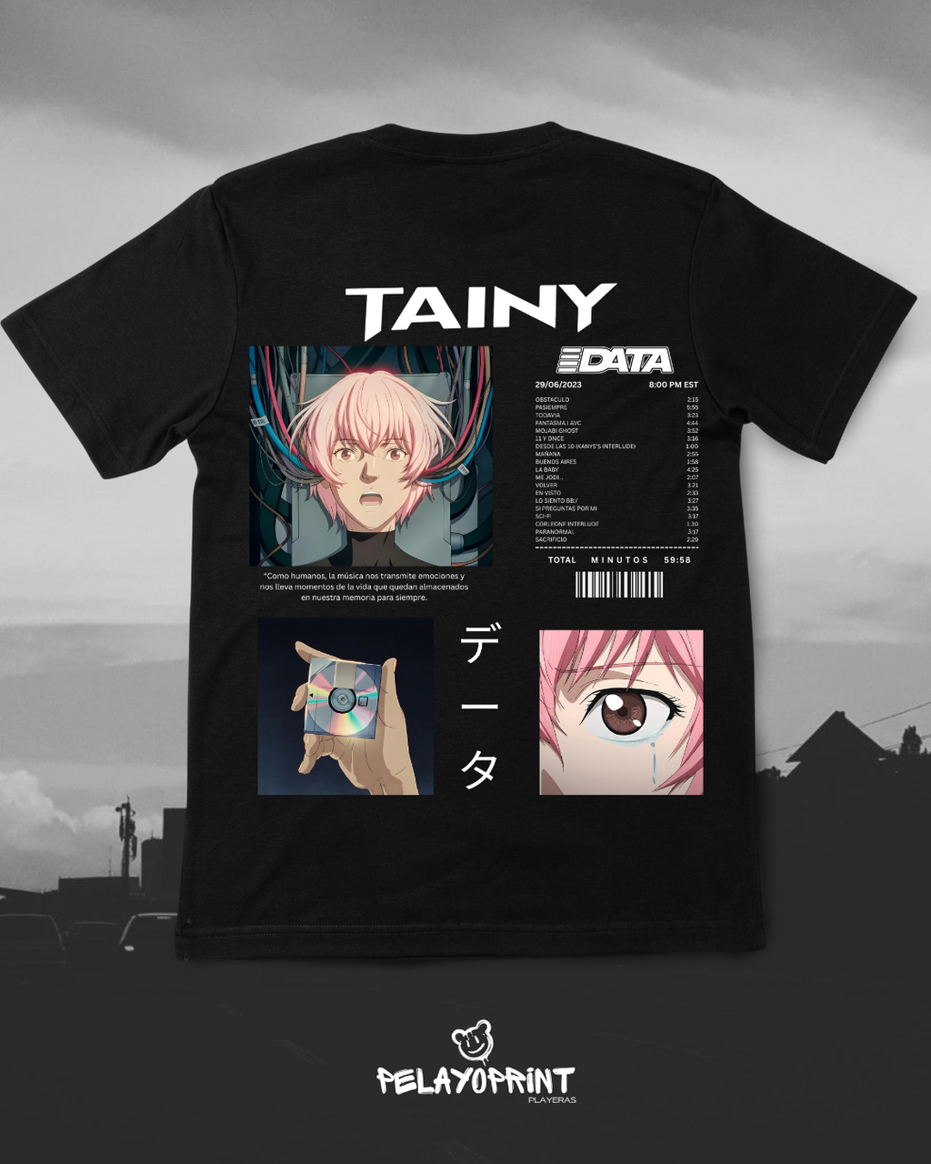Playera Tainy - DATA