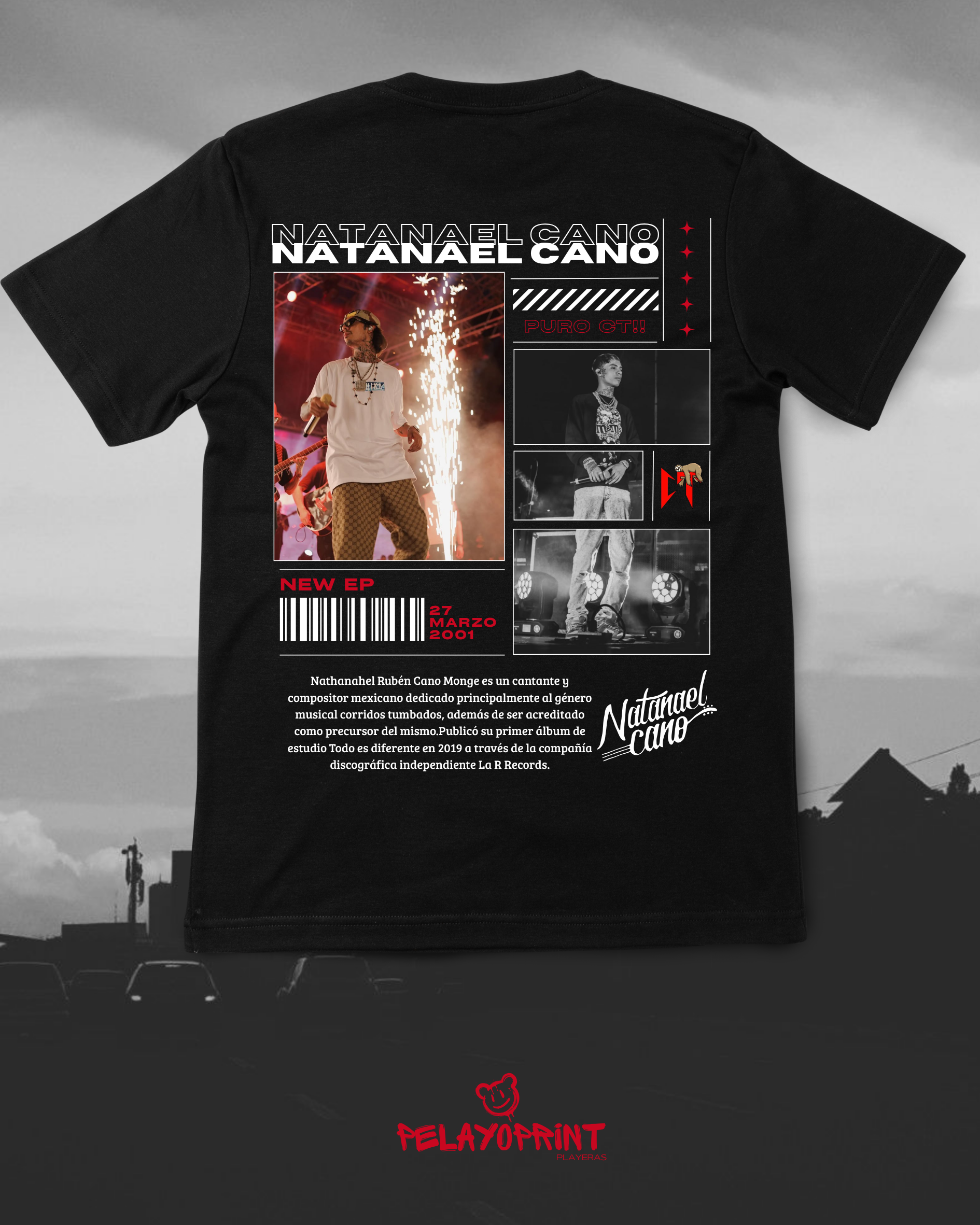 Playera - Natanael Cano